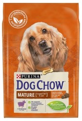 Сухой корм, Dog Chow (Дог Чау) 2.5 кг для взрослых собак старшего возраста 5-9 лет с ягненком