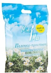 Пеленки одноразовые, Minimax (Минимакс) р. 60смх60см 5 шт универсал
