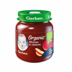 Пюре Gerber Органик яблоко свекла 125 г