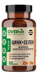 Селен + Цинк OVERvit БАД 60 шт. капс.