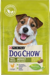 Сухой корм, Dog Chow (Дог Чау) 2.5 кг для взрослых собак мелких пород с курицей