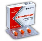 Азитромицин, капс. 500 мг №3