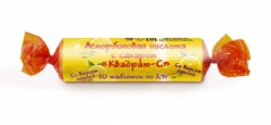 Аскорбиновая кислота, таблетки 10 шт с сахаром лимон