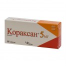 Кораксан, табл. п/о пленочной 5 мг №56