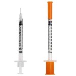 Шприц инсулиновый, 0.5 мл р. 0.30ммх8мм 30G 1 шт арт. 4036534255186 u-100 трехкомпонентный с интегрированной иглой