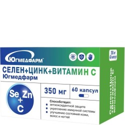 Селен+цинк+витамин C 60 шт. капс. 350 мг