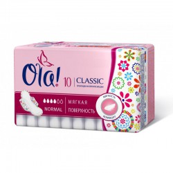 Прокладки женские Ola классик нормал 10 шт.