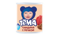 Пюре Тёма говядина гречка с 7 мес 100 г