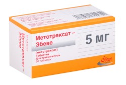 Метотрексат-Эбеве табл. 5 мг 50 шт.