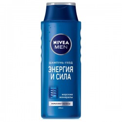 Шампунь для  мужчин Nivea Фил стронг для нормальных волос с морскими минералами 400 мл