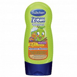 Шампунь для волос и тела Bubchen Румяное яблочко 230 мл