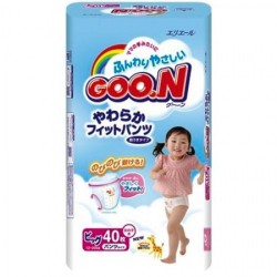 Подгузники-трусики для девочек 40 шт. Goon 12-20 кг р. xl